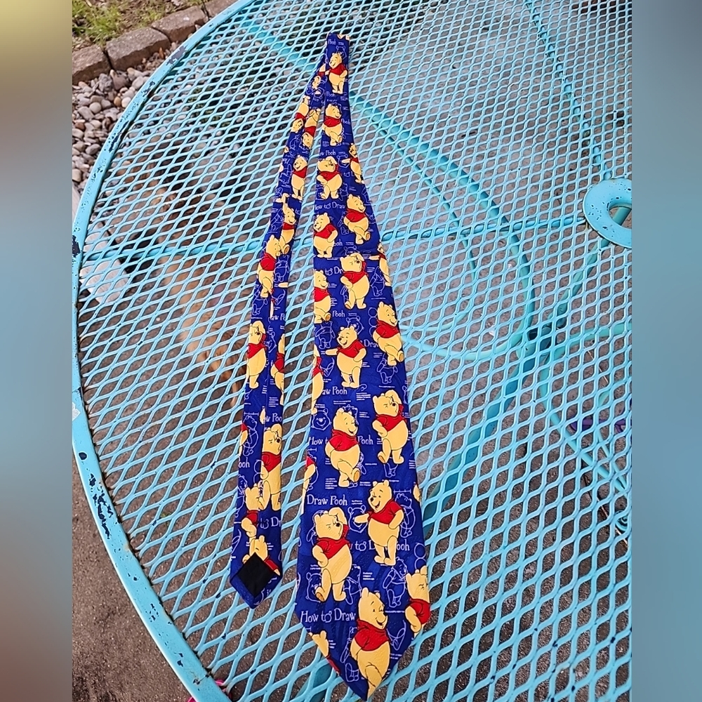 Vintage Disney Winnie The Pooh Silk Tie